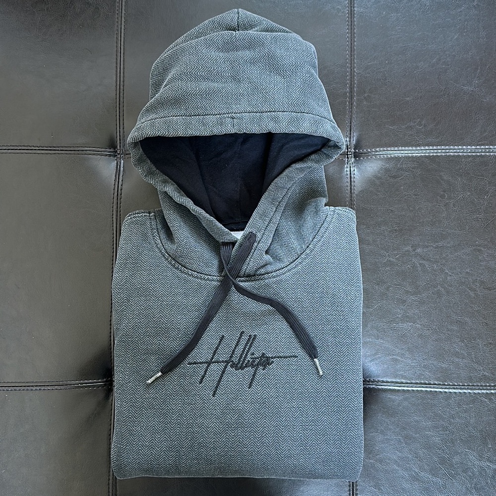 Hollister rare herringbone hoodie S